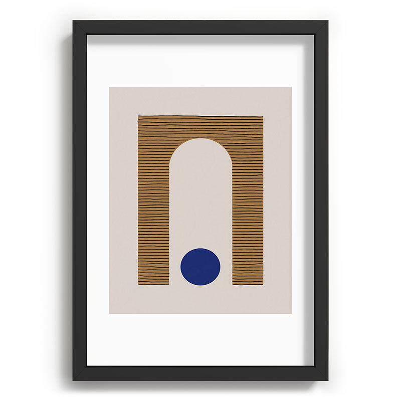 Blue Circle #1 Framed Art Print