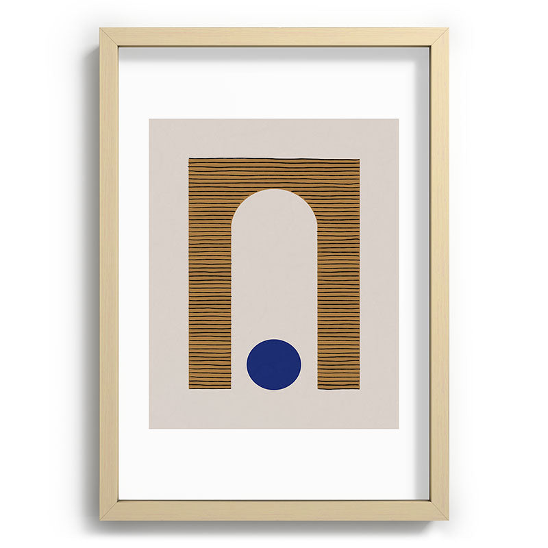 Blue Circle #1 Framed Art Print