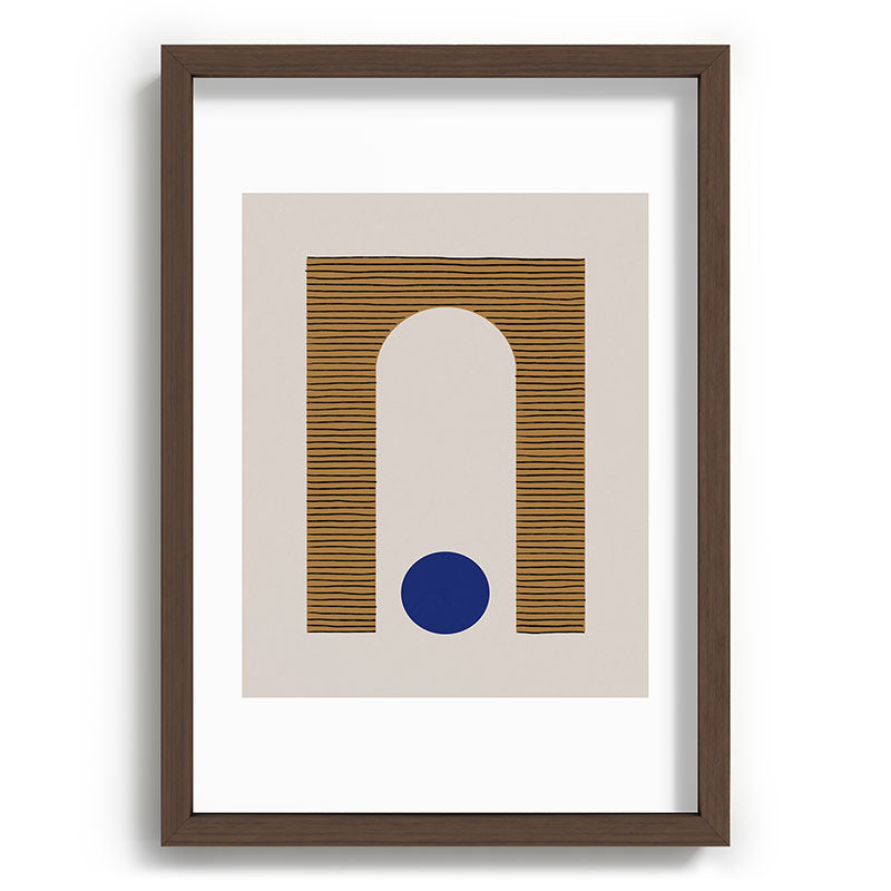 Blue Circle #1 Framed Art Print
