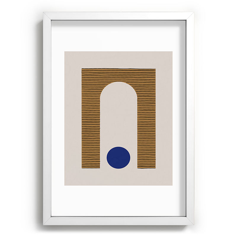 Blue Circle #1 Framed Art Print