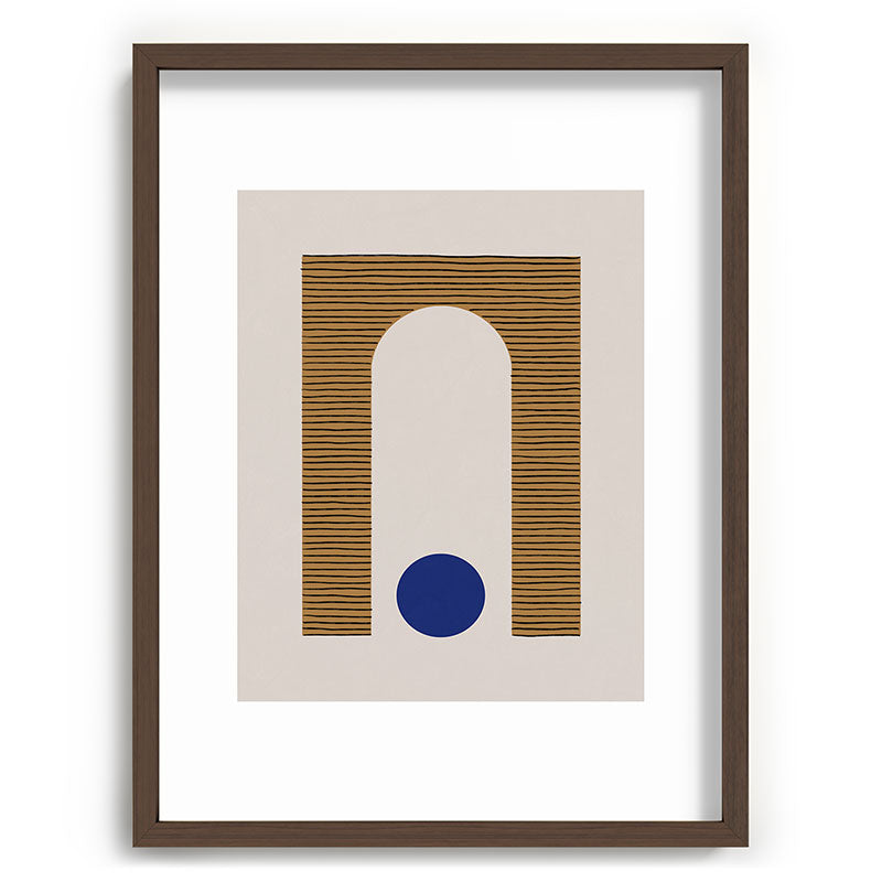 Blue Circle #1 Framed Art Print