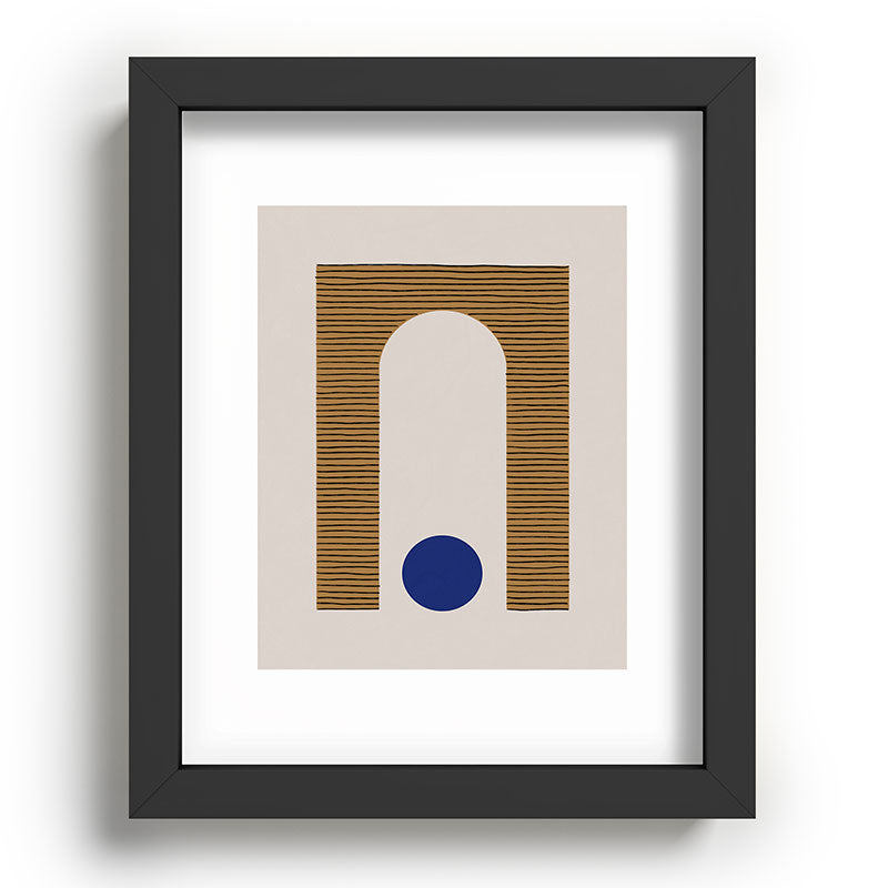 Blue Circle #1 Framed Art Print