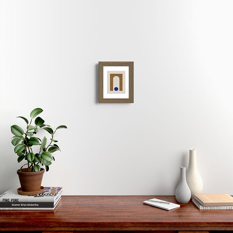 Blue Circle #1 Framed Art Print