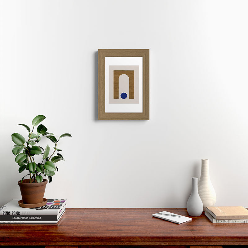 Blue Circle #1 Framed Art Print