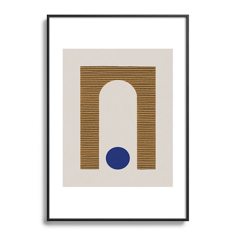 Blue Circle #1 Framed Art Print