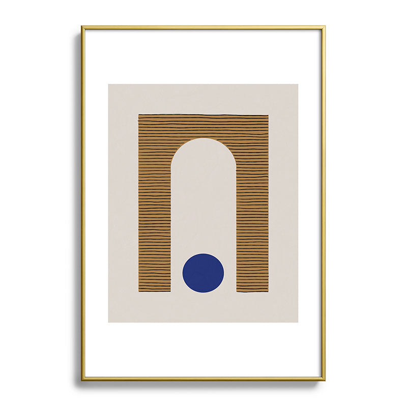 Blue Circle #1 Framed Art Print