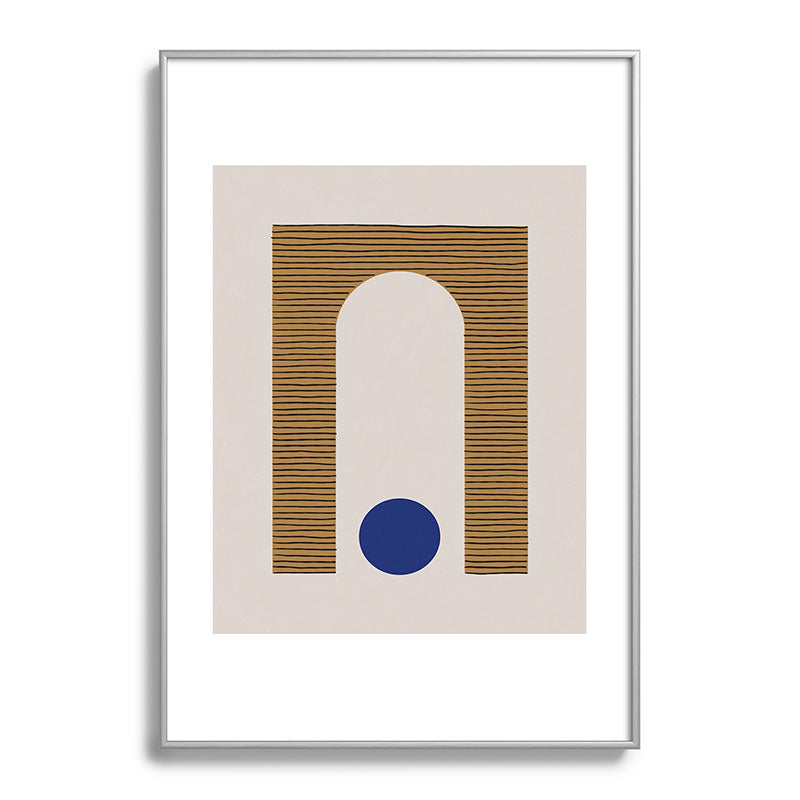 Blue Circle #1 Framed Art Print