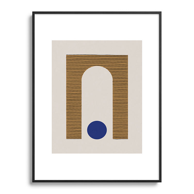 Blue Circle #1 Framed Art Print