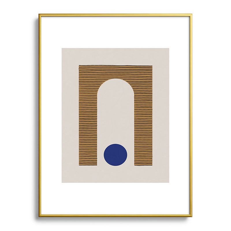 Blue Circle #1 Framed Art Print