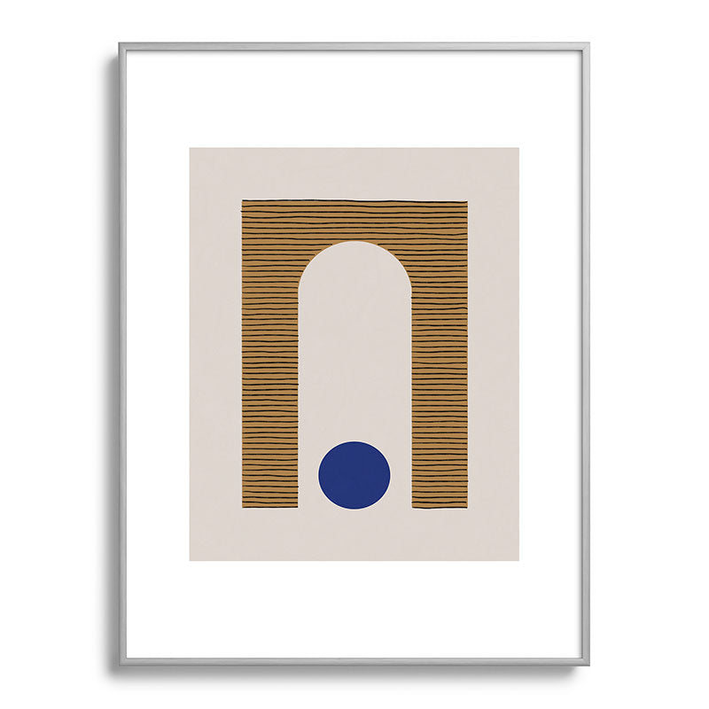 Blue Circle #1 Framed Art Print