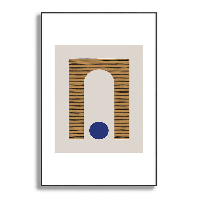 Blue Circle #1 Framed Art Print