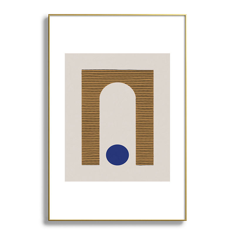 Blue Circle #1 Framed Art Print