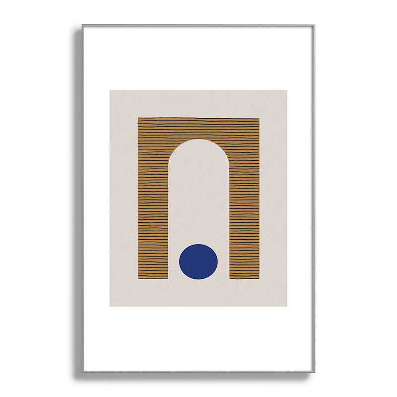 Blue Circle #1 Framed Art Print