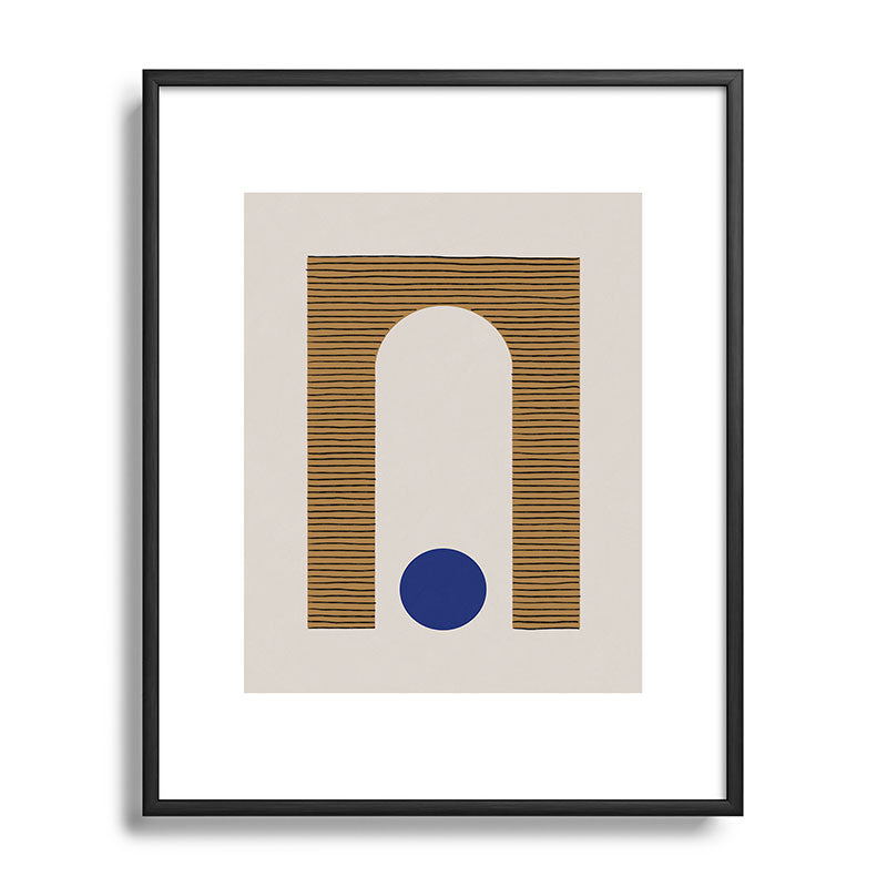 Blue Circle #1 Framed Art Print