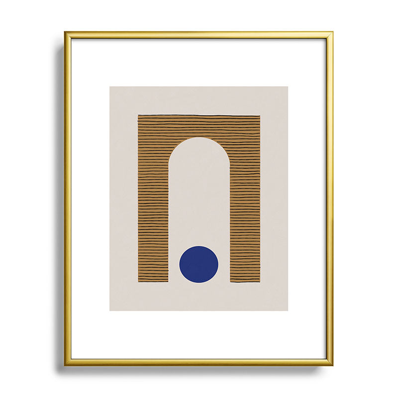 Blue Circle #1 Framed Art Print