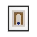 Blue Circle #1 Framed Art Print