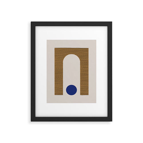 Blue Circle #1 Framed Art Print