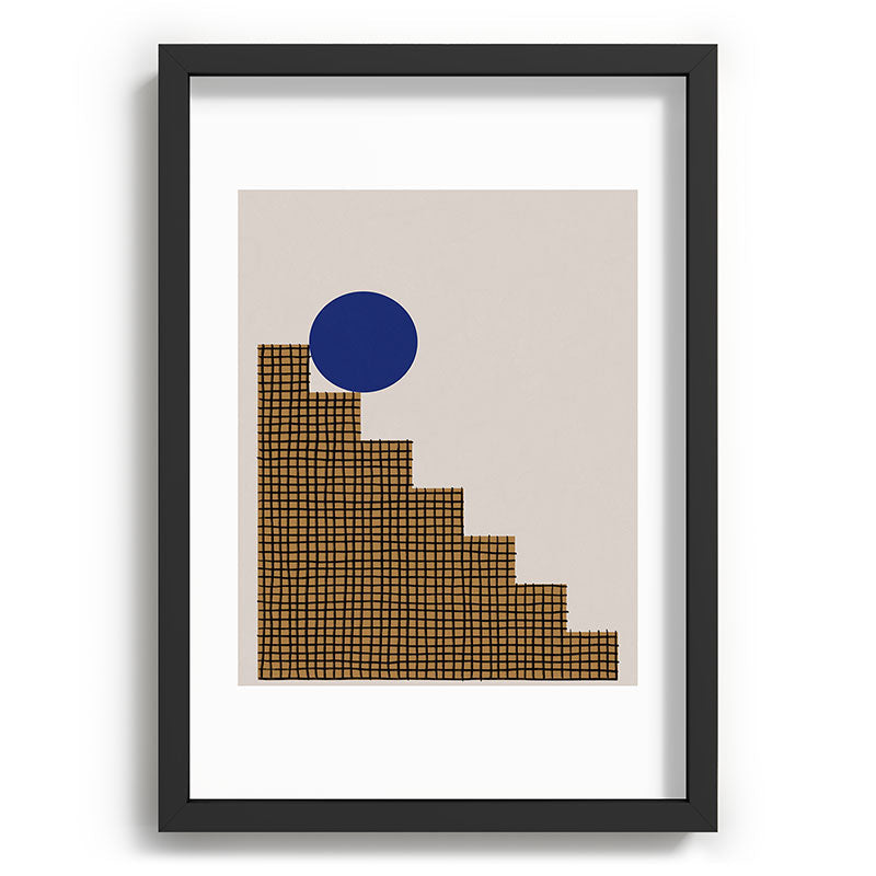 Blue Circle #2 Framed Art Print