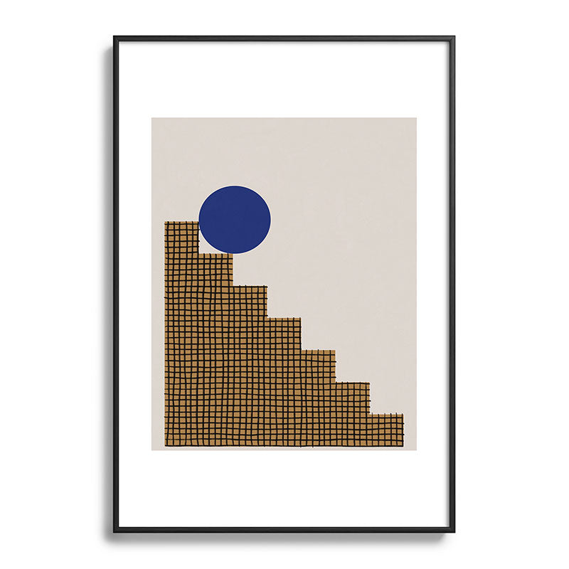 Blue Circle #2 Framed Art Print