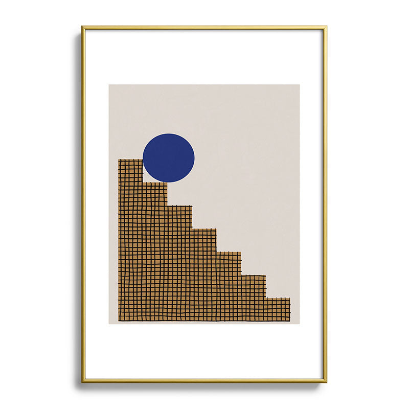 Blue Circle #2 Framed Art Print