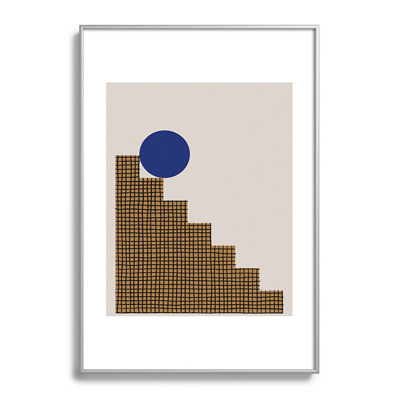 Blue Circle #2 Framed Art Print
