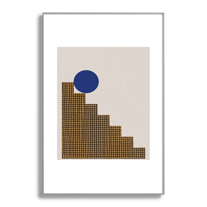 Blue Circle #2 Framed Art Print