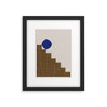 Blue Circle #2 Framed Art Print