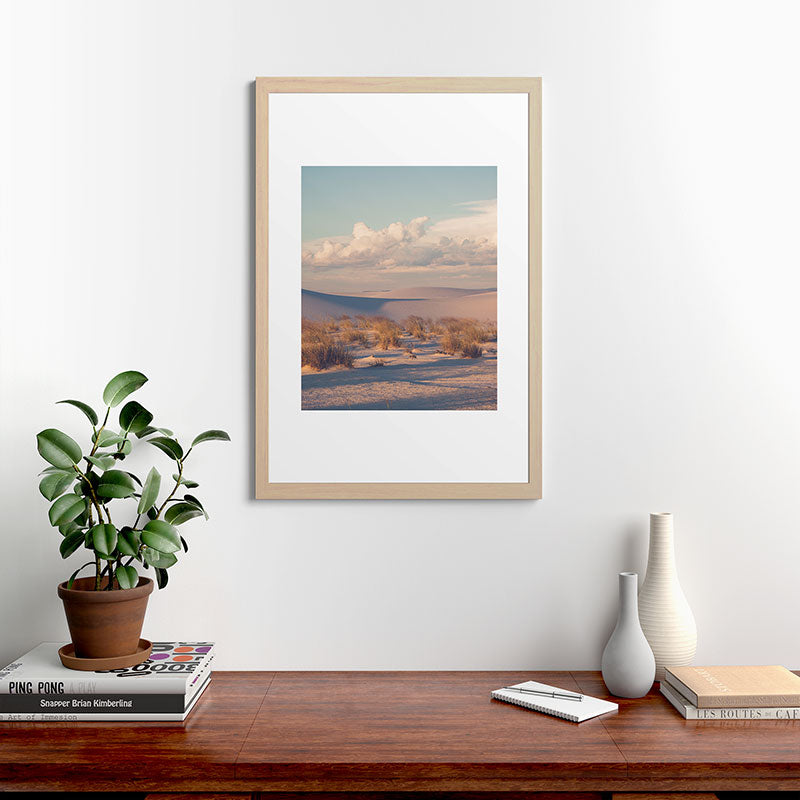 Desert Sunset Framed Art Print