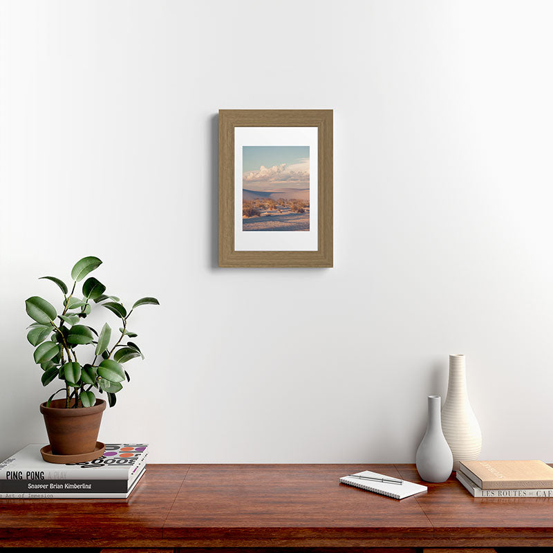 Desert Sunset Framed Art Print