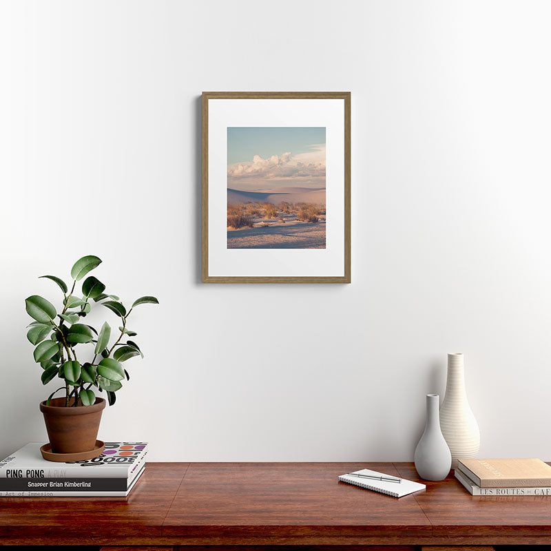 Desert Sunset Framed Art Print