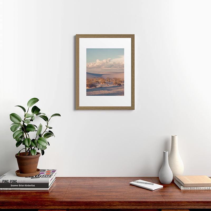 Desert Sunset Framed Art Print