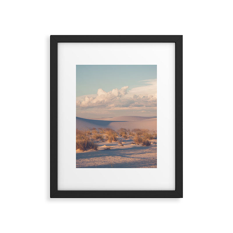 Desert Sunset Framed Art Print