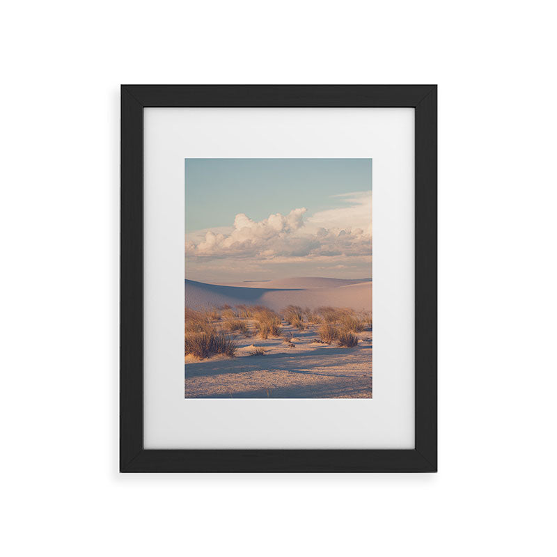 Desert Sunset Framed Art Print