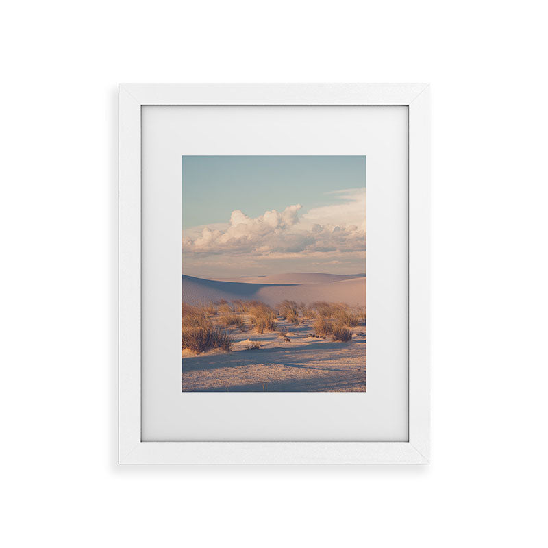 Desert Sunset Framed Art Print
