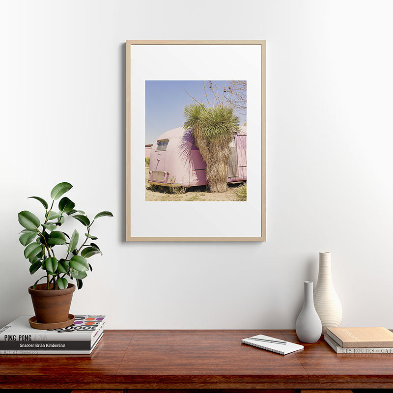 El Cosmico III Marfa Texas Photography Framed Art Print