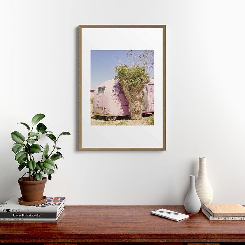 El Cosmico III Marfa Texas Photography Framed Art Print