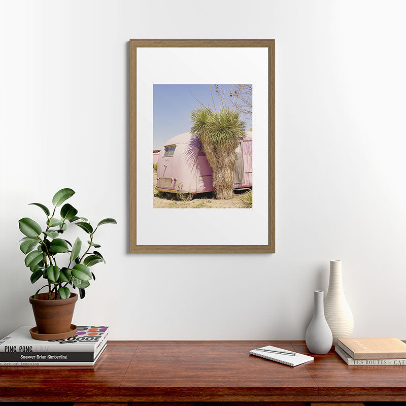 El Cosmico III Marfa Texas Photography Framed Art Print