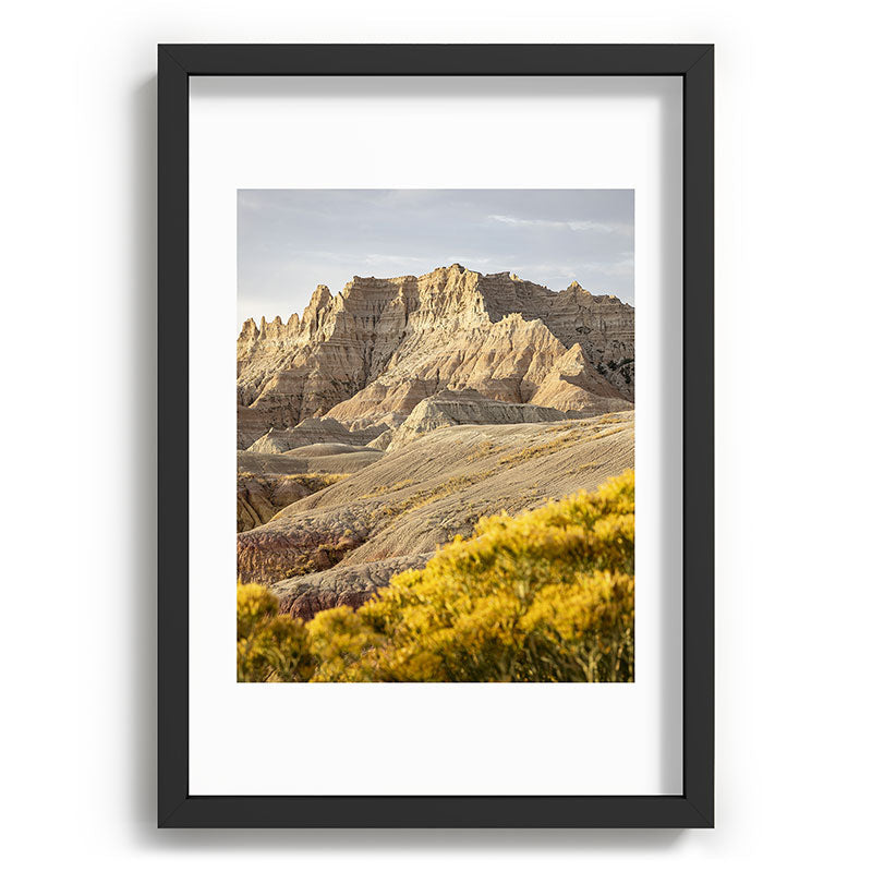 Sunrise over the Badlands x Badlands National Park Photography Framed Art Print