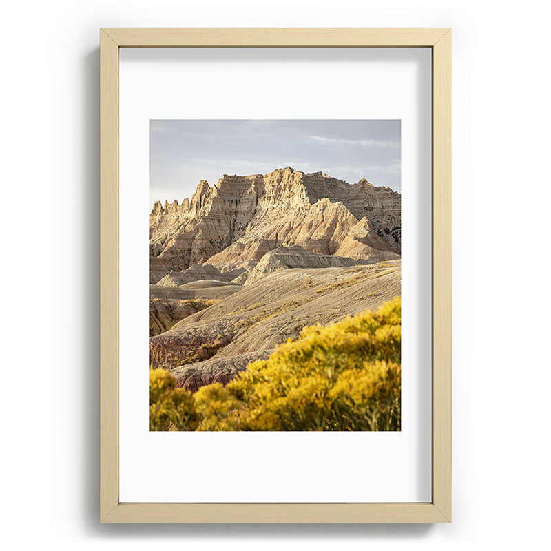 Sunrise over the Badlands x Badlands National Park Photography Framed Art Print