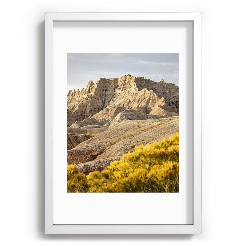 Sunrise over the Badlands x Badlands National Park Photography Framed Art Print