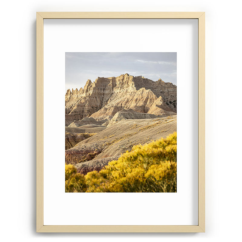 Sunrise over the Badlands x Badlands National Park Photography Framed Art Print