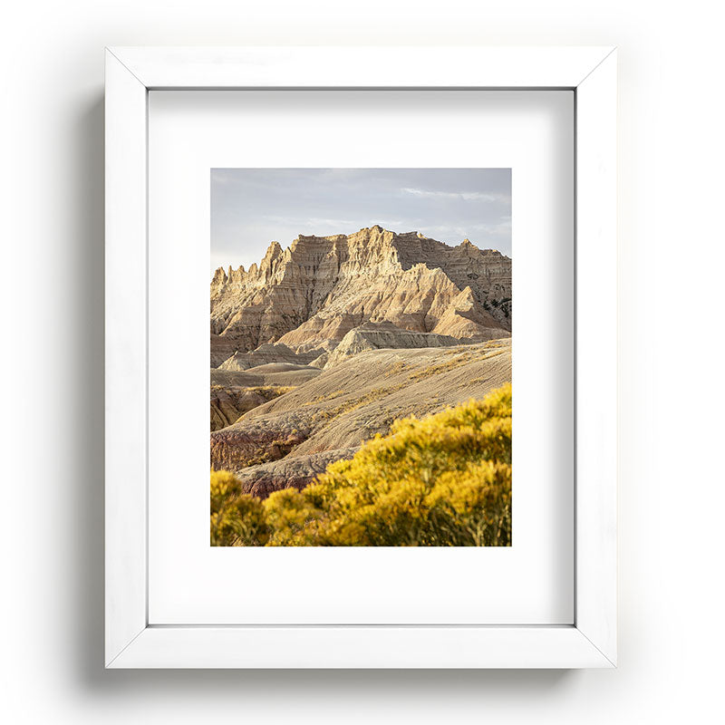 Sunrise over the Badlands x Badlands National Park Photography Framed Art Print