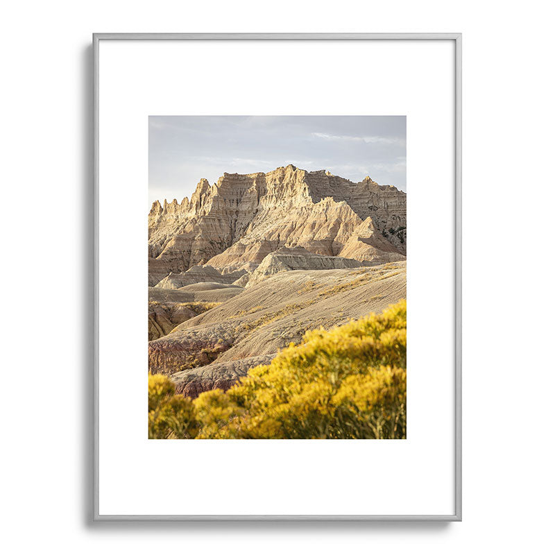 Sunrise over the Badlands x Badlands National Park Photography Framed Art Print
