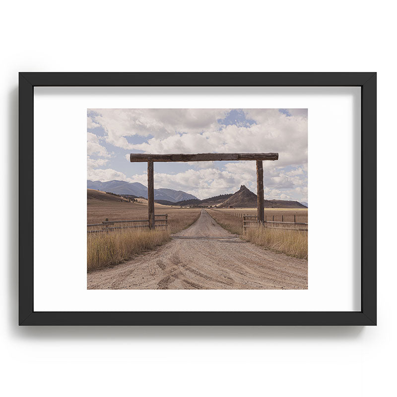 Wide Open Spaces x Montana Landscape Photography Framed Art Print