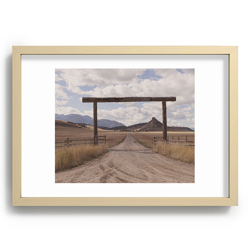 Wide Open Spaces x Montana Landscape Photography Framed Art Print