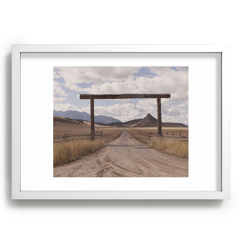 Wide Open Spaces x Montana Landscape Photography Framed Art Print
