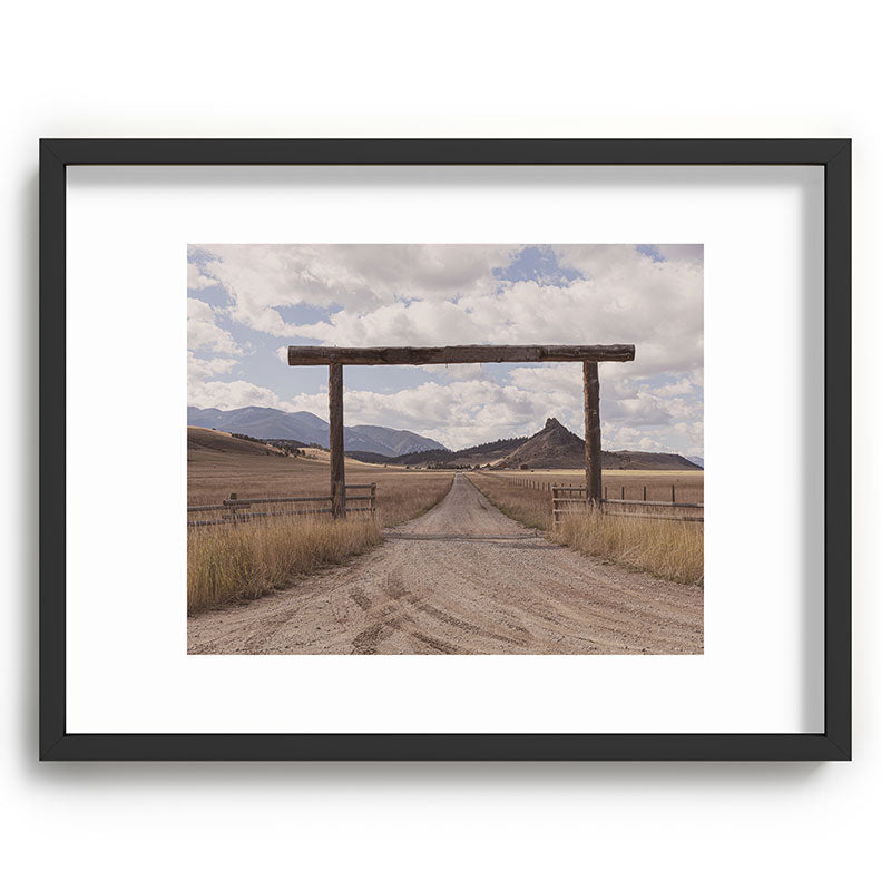 Wide Open Spaces x Montana Landscape Photography Framed Art Print