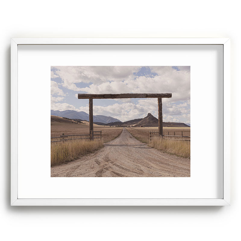 Wide Open Spaces x Montana Landscape Photography Framed Art Print