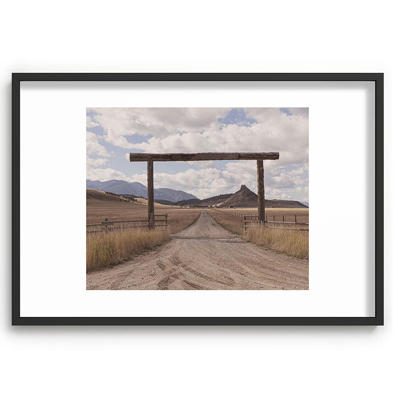 Wide Open Spaces x Montana Landscape Photography Framed Art Print