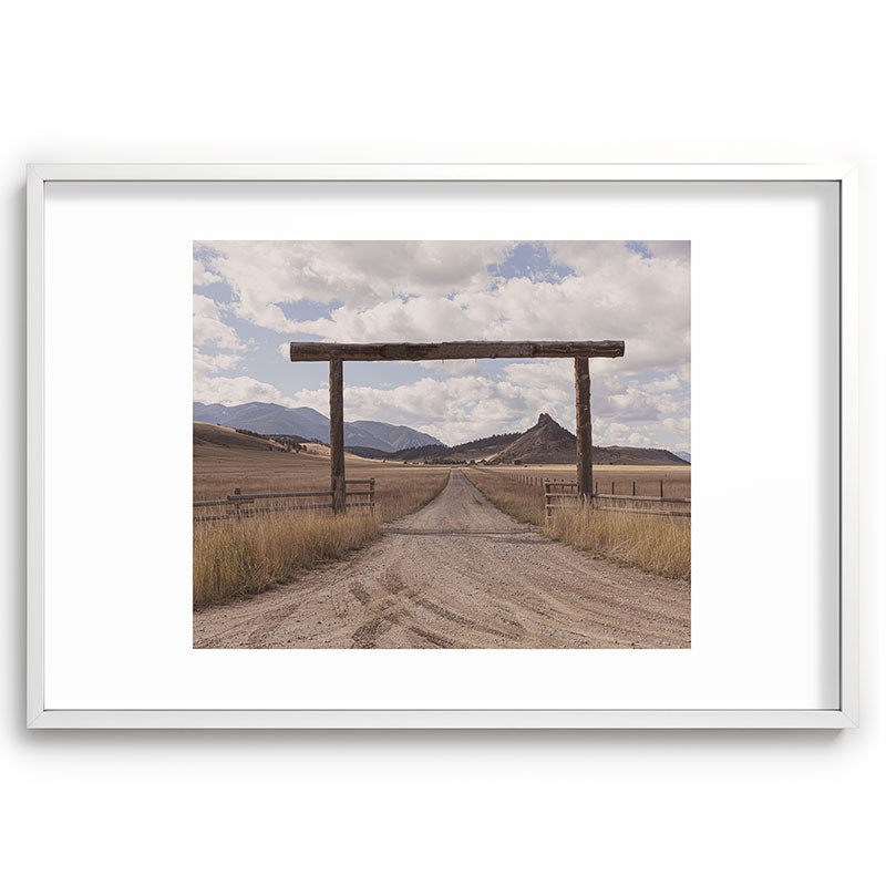 Wide Open Spaces x Montana Landscape Photography Framed Art Print